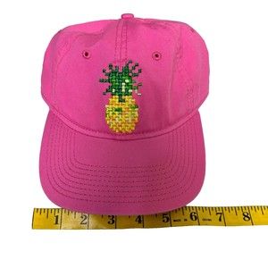 H3 Headwear Pink Pineapple Baseball Cap Hat Quote “Nothing Lasts Forever” NWOT